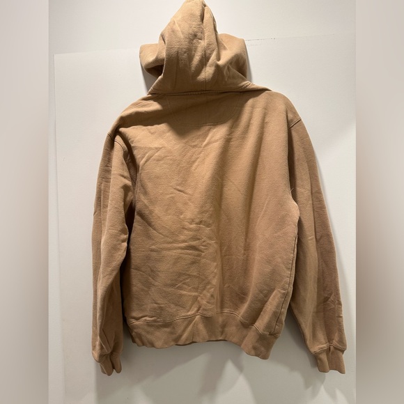 Champion Tan Sweatshirt Relaxed Fit Cotton-Blend - Picture 2 of 3